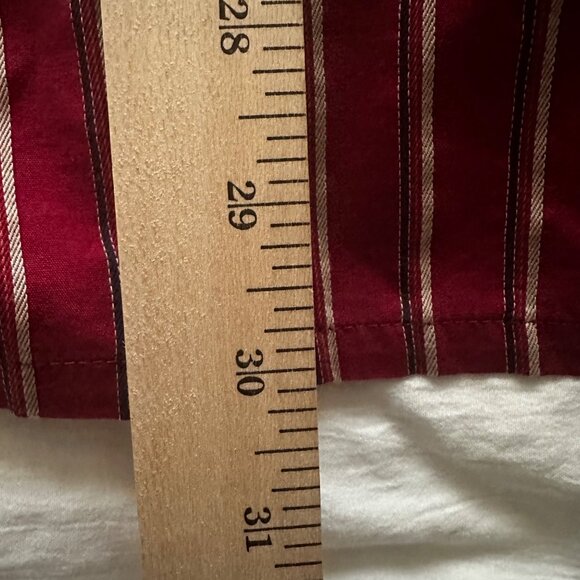 Vintage Haggar Striped Long Sleeve Button-Up Shirt Red White & BlueSize XL - Picture 7 of 13